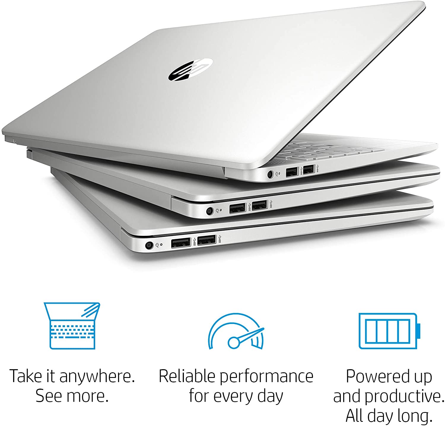 HP 15-Inch FHD Laptop, 10th Gen Intel Core i5-1035G1, 8 GB RAM, 256 GB Solid-State Drive, Windows 10 Home (15-dy1036nr, Natural Silver) HP 15-Inch FHD Laptop, 10th Gen Intel Core i5-1035G1, 8 GB RAM, 256 GB Solid-State Drive, Windows 10 Home (15-dy1036nr, Natural Silver)